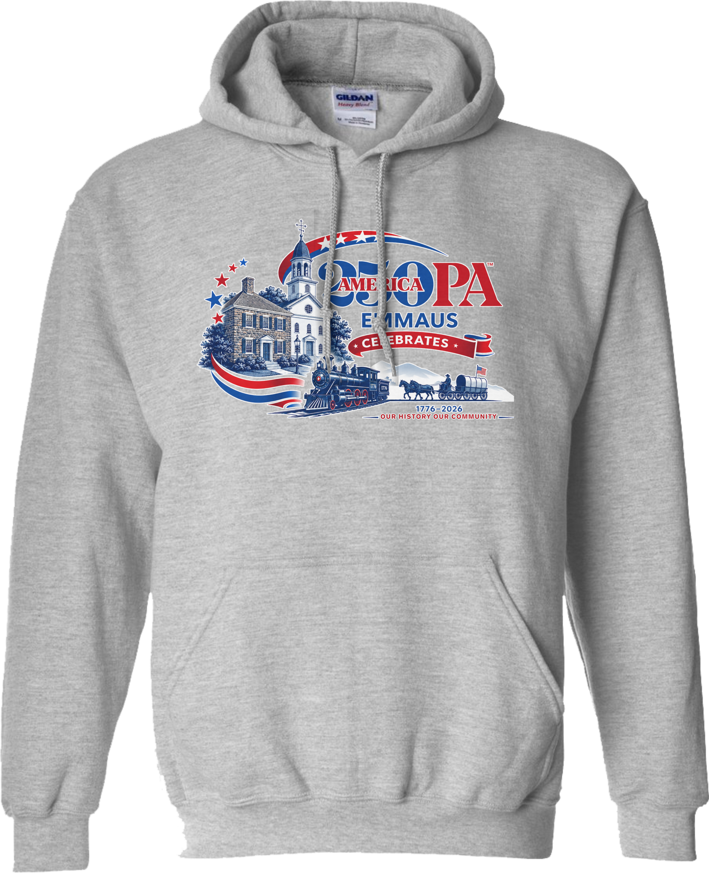 Emmaus 250th Celebration Emmaus Heritage Hoodie