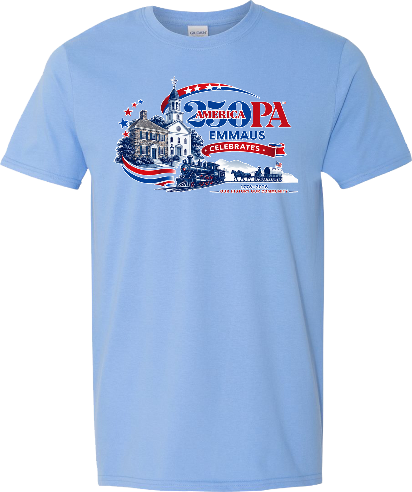 Emmaus 250th Celebration Emmaus Heritage T-Shirt