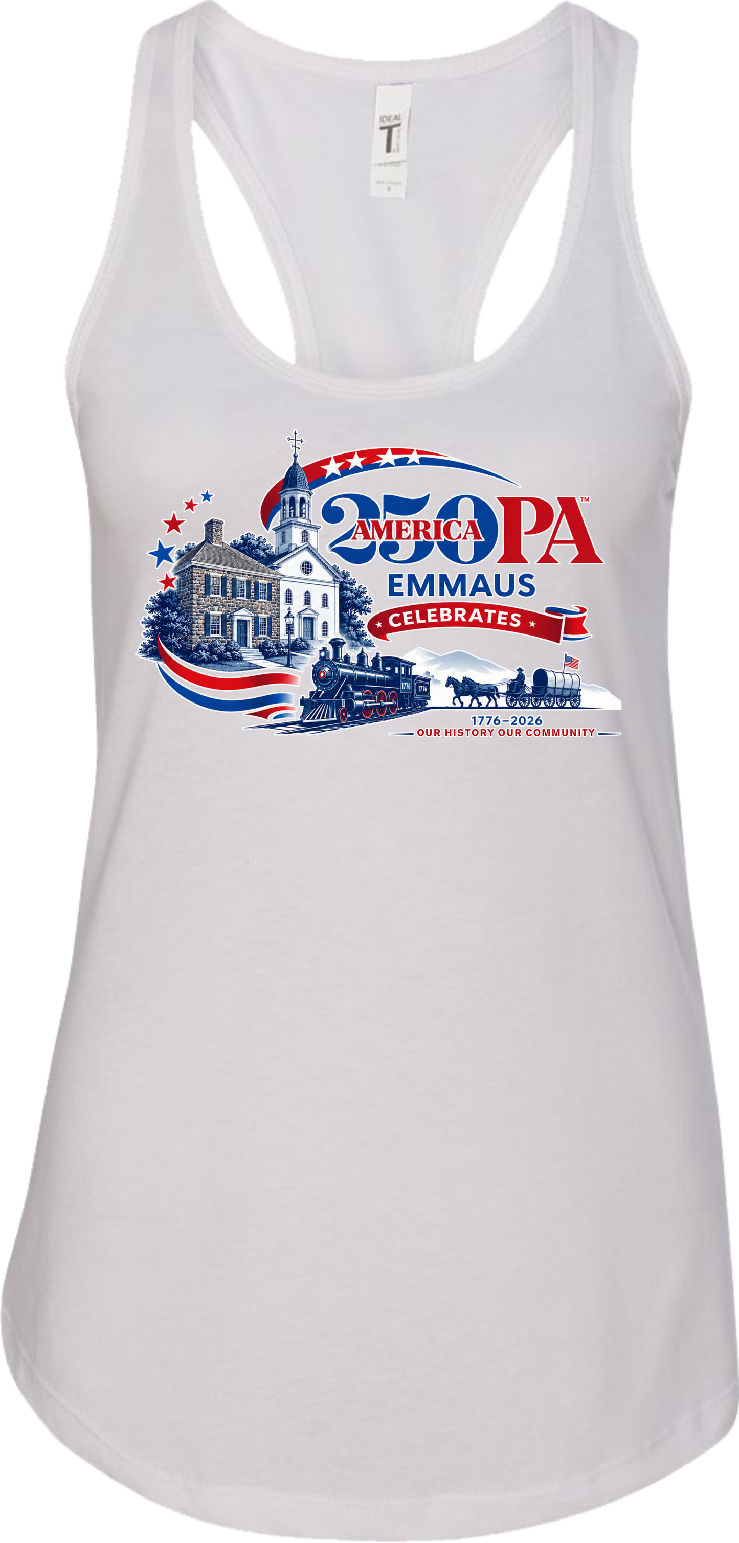 Emmaus 250th Celebration Train Tank (Womens)