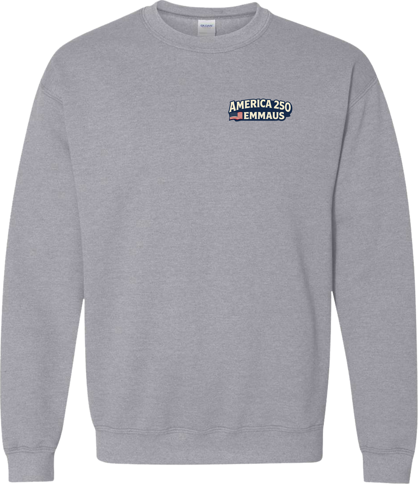 Emmaus 250th Celebration Emmaus Liberty Bell Crewneck Sweatshirt