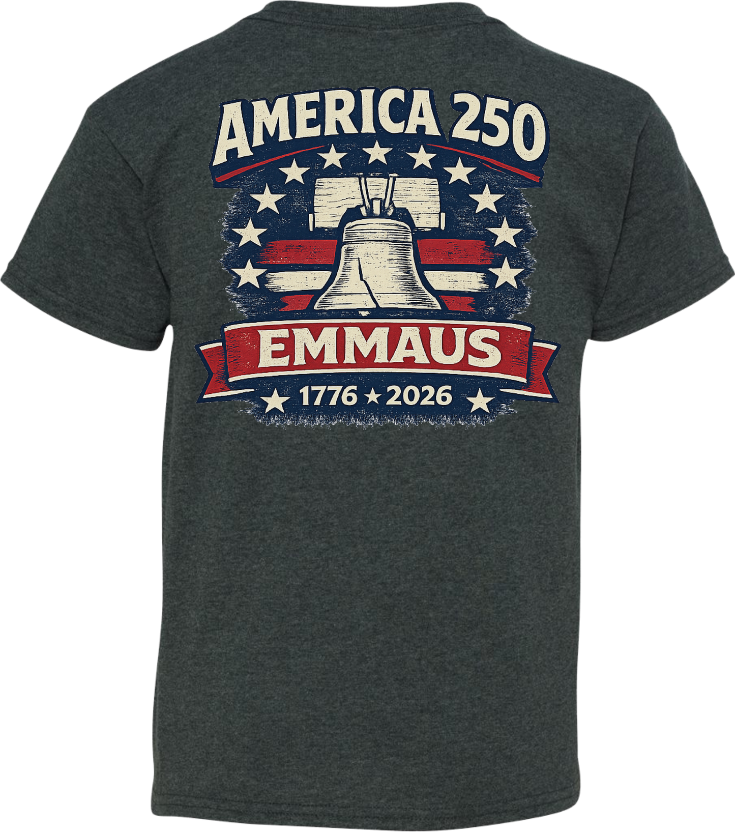 Emmaus 250th Celebration Liberty Bell T-Shirt (Youth)