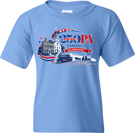 Emmaus 250th Celebration Train T-Shirt (Youth)