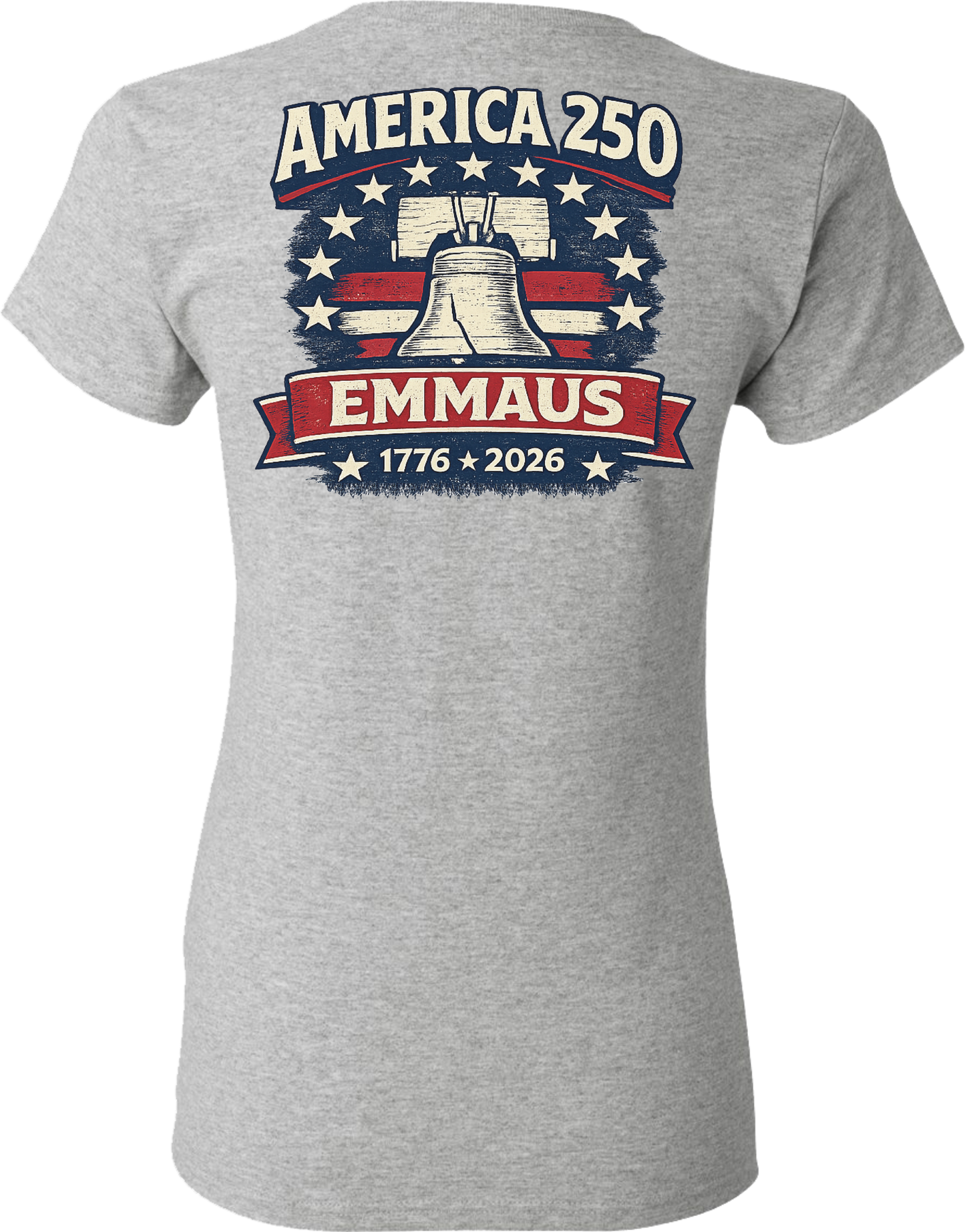 Emmaus 250th Celebration Emmaus Liberty Bell T-Shirt (Women)