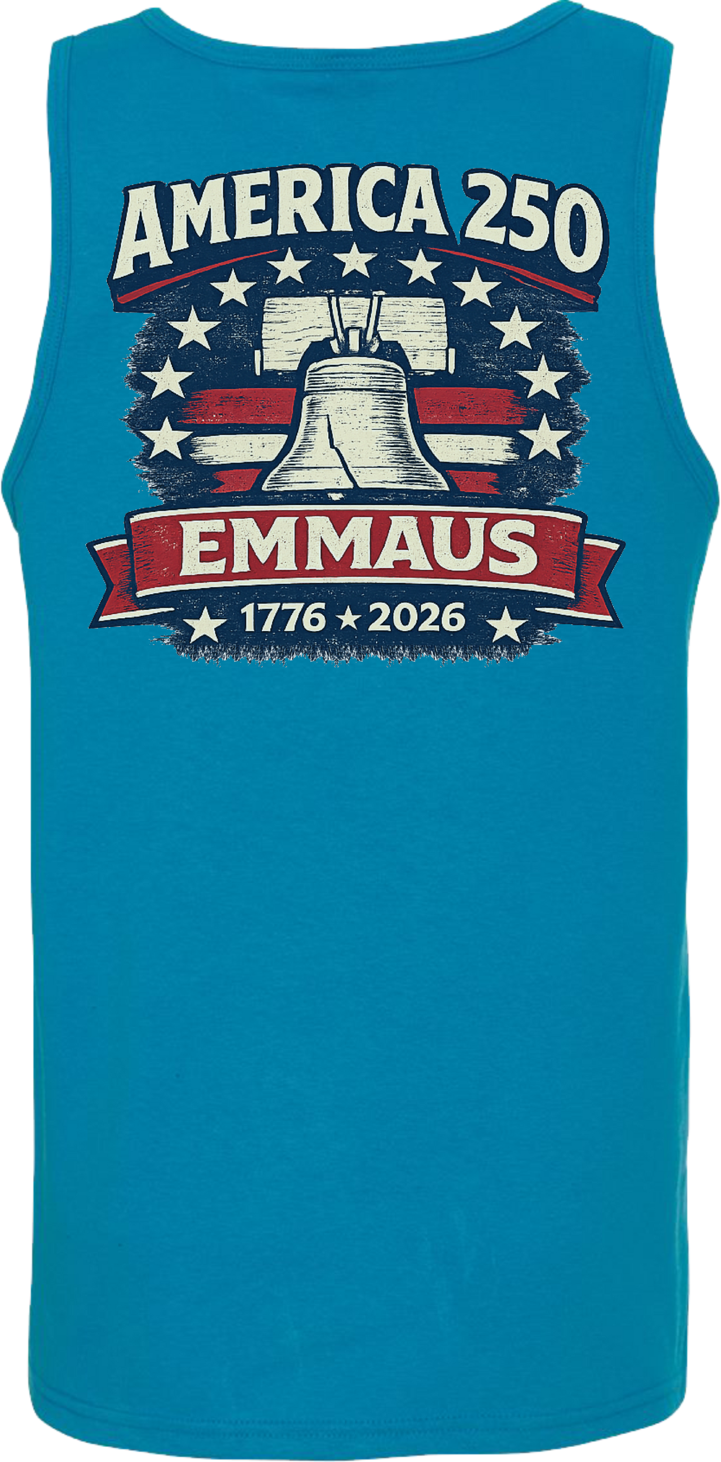 Emmaus 250th Celebration Liberty Bell Tank (Mens)