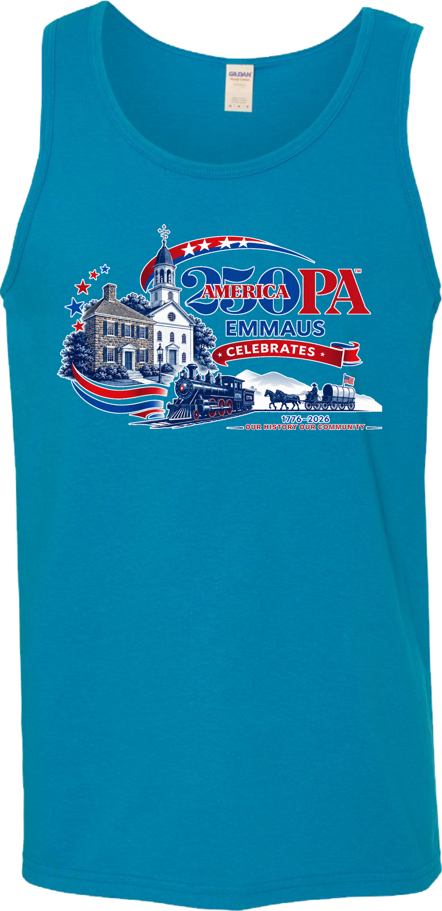 Emmaus 250th Celebration Train Tank (Mens)