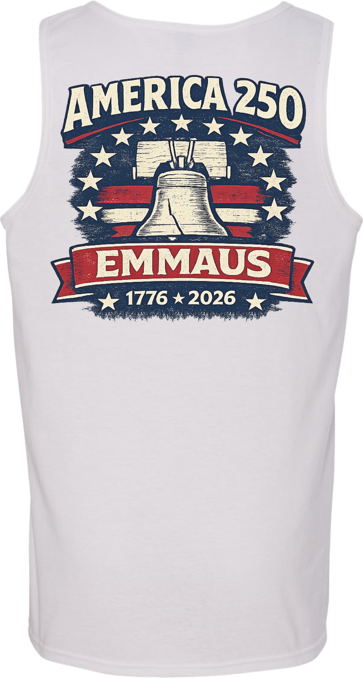 Emmaus 250th Celebration Liberty Bell Tank (Mens)
