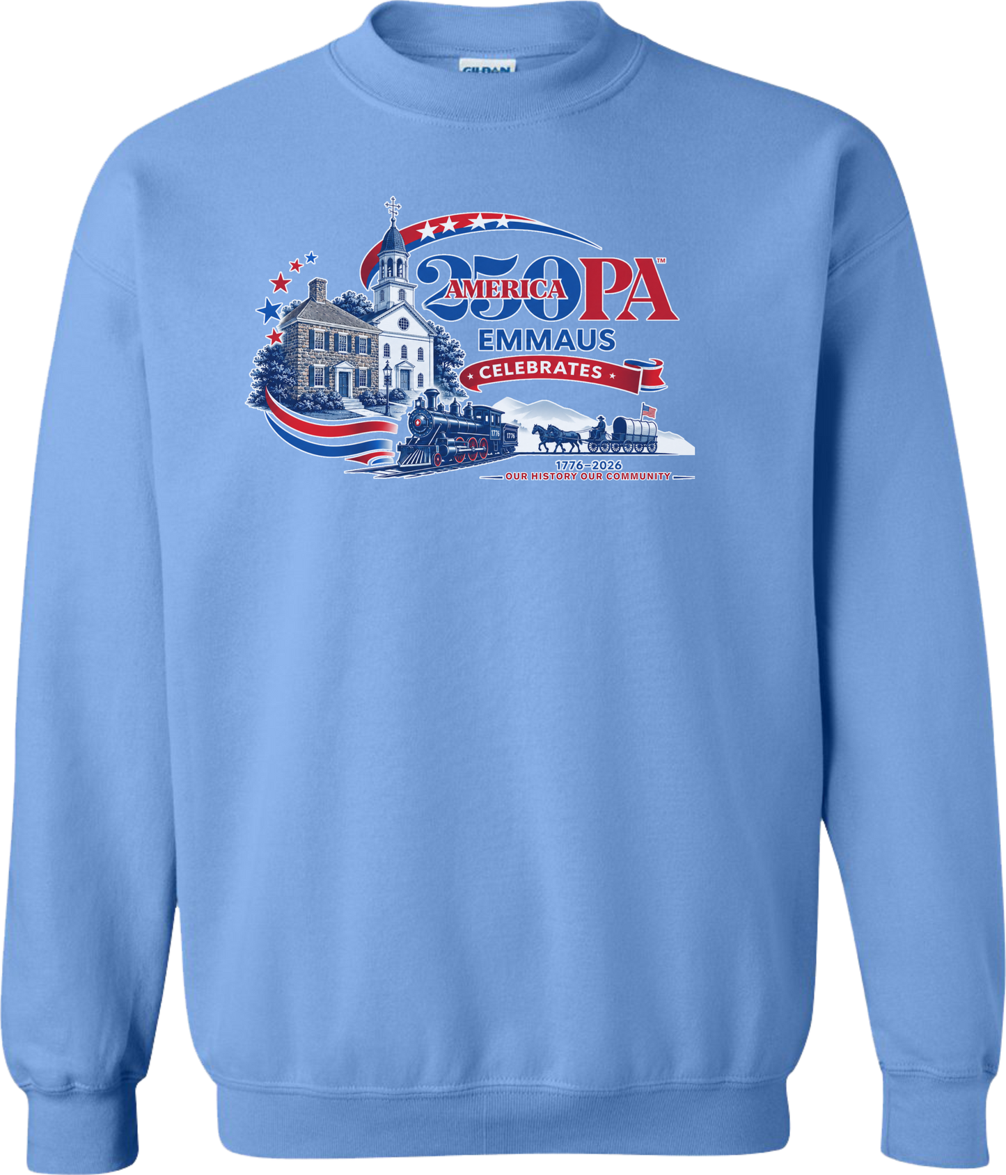 Emmaus 250th Celebration Emmaus Heritage Crewneck Sweatshirt