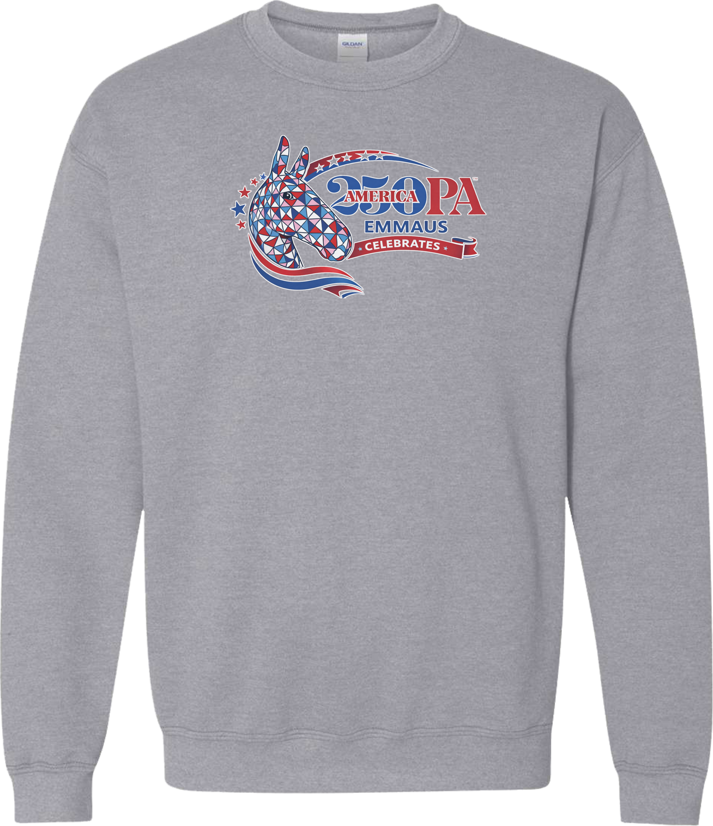 Emmaus 250th Celebration Emmaus Emma Crewneck Sweatshirt