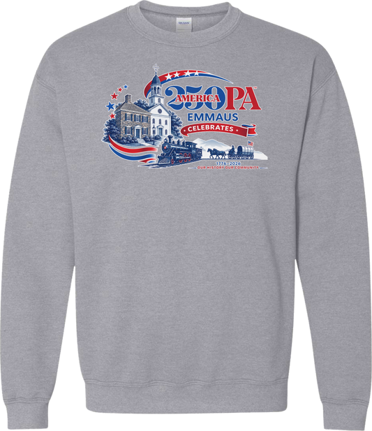 Emmaus 250th Celebration Emmaus Heritage Crewneck Sweatshirt