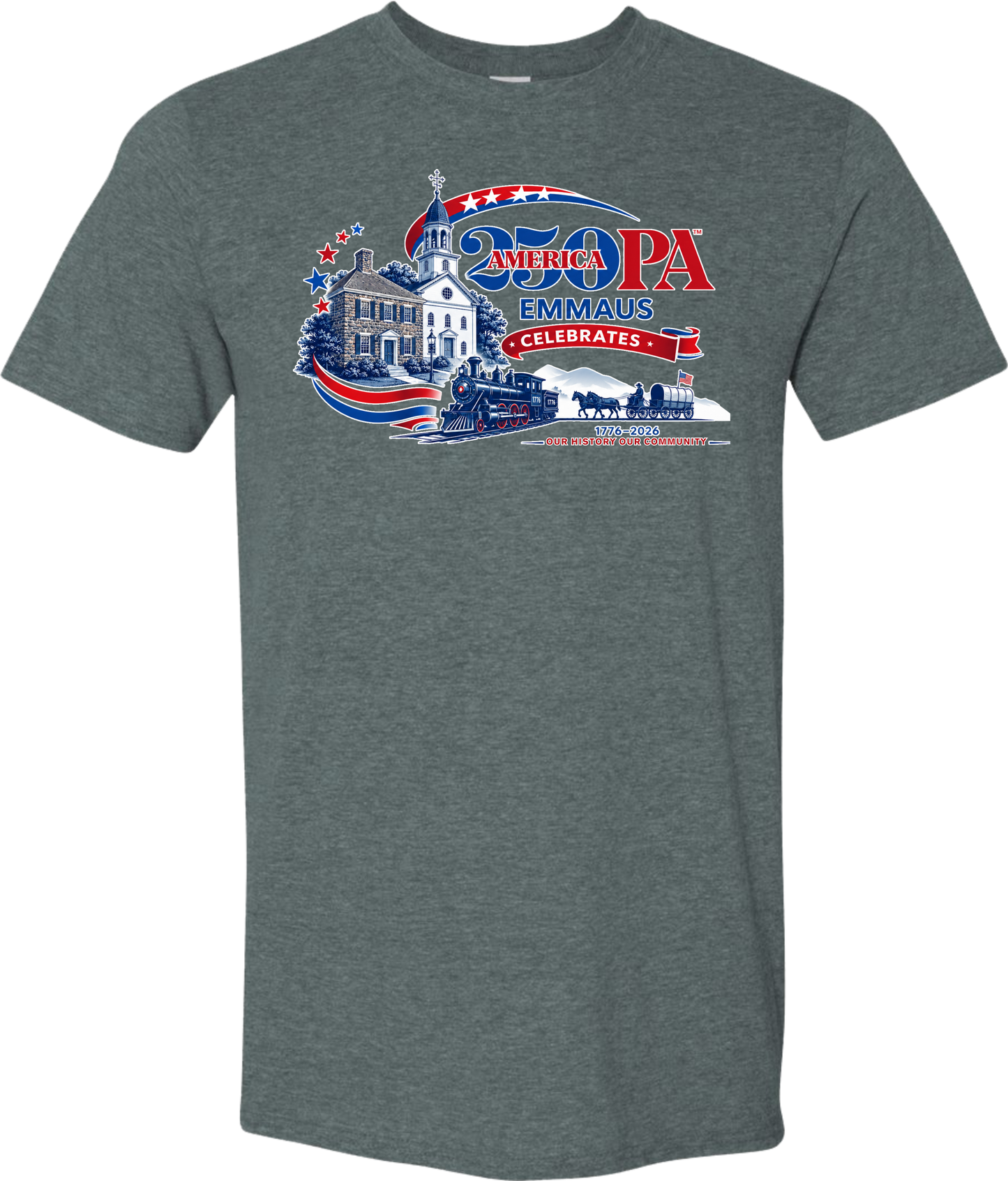 Emmaus 250th Celebration Emmaus Heritage T-Shirt