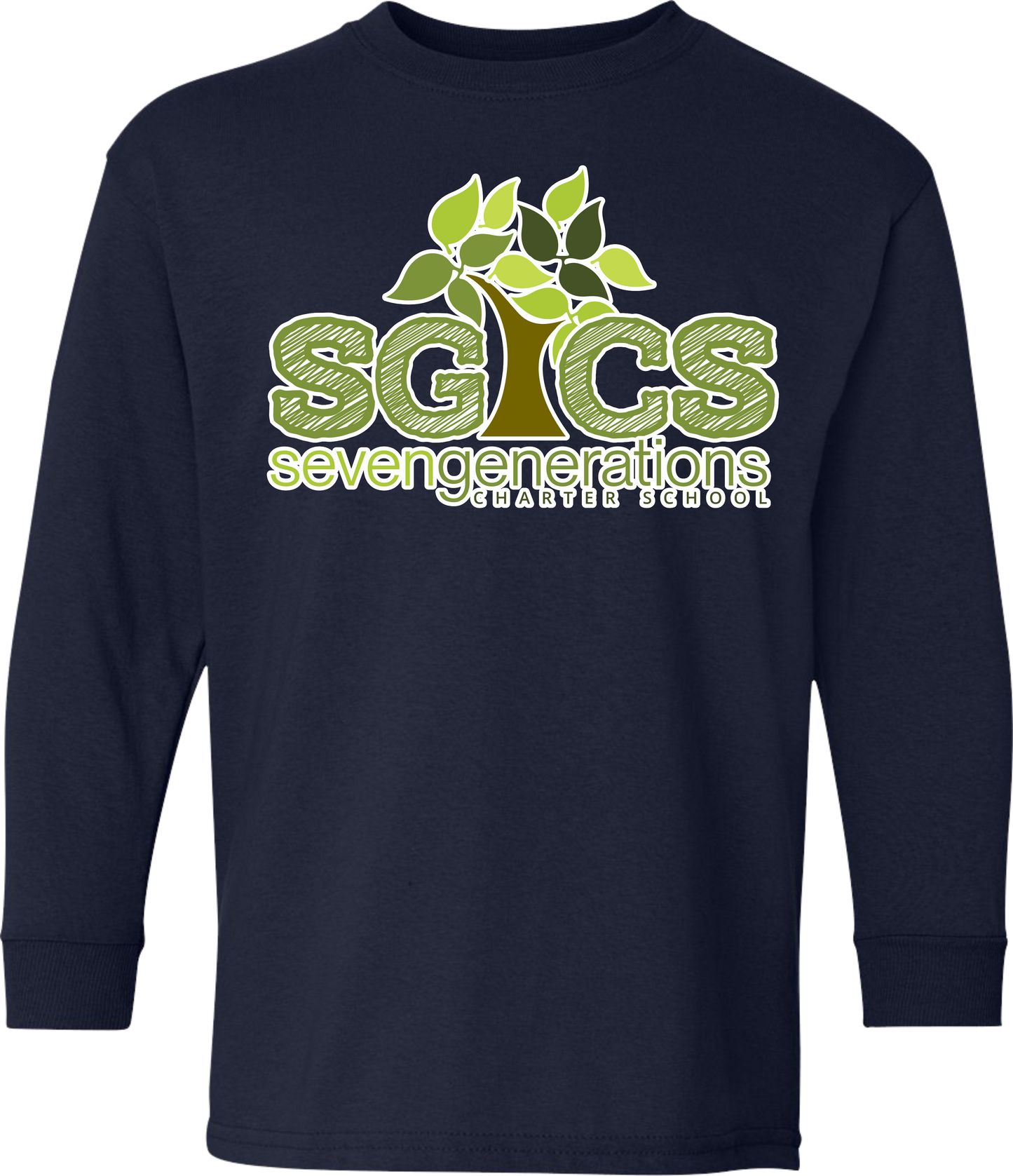 SevenGen SGCS Tree Long-Sleeve Shirt (Youth)