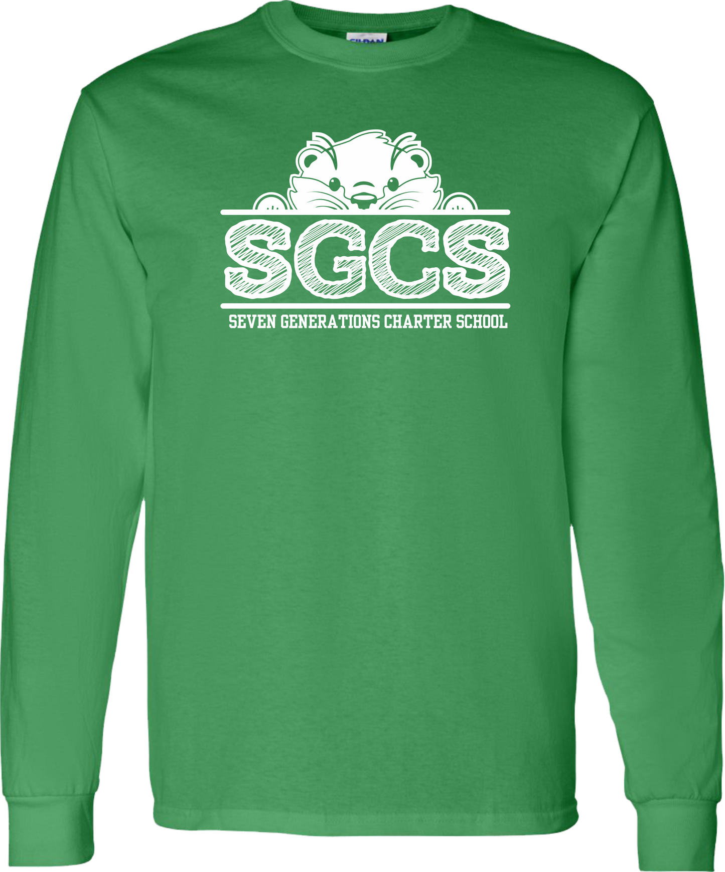 SevenGen White Otter Long-Sleeve Shirt (Adult)