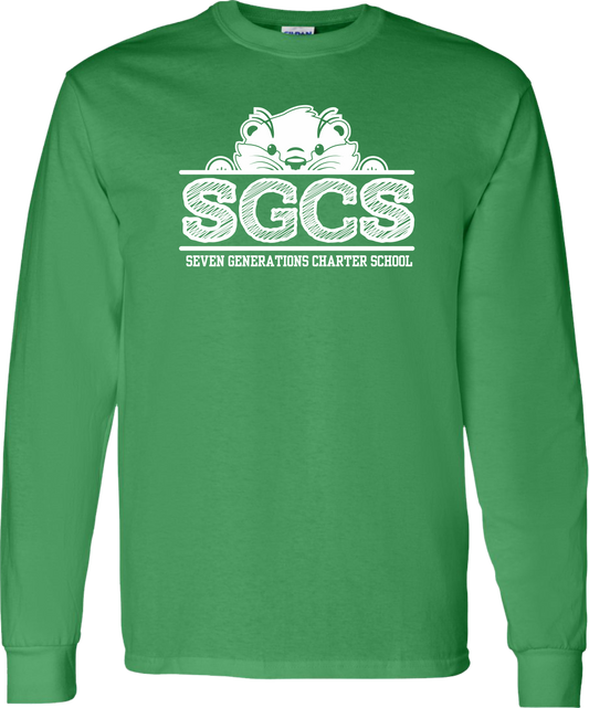 SevenGen White Otter Long-Sleeve Shirt (Adult)