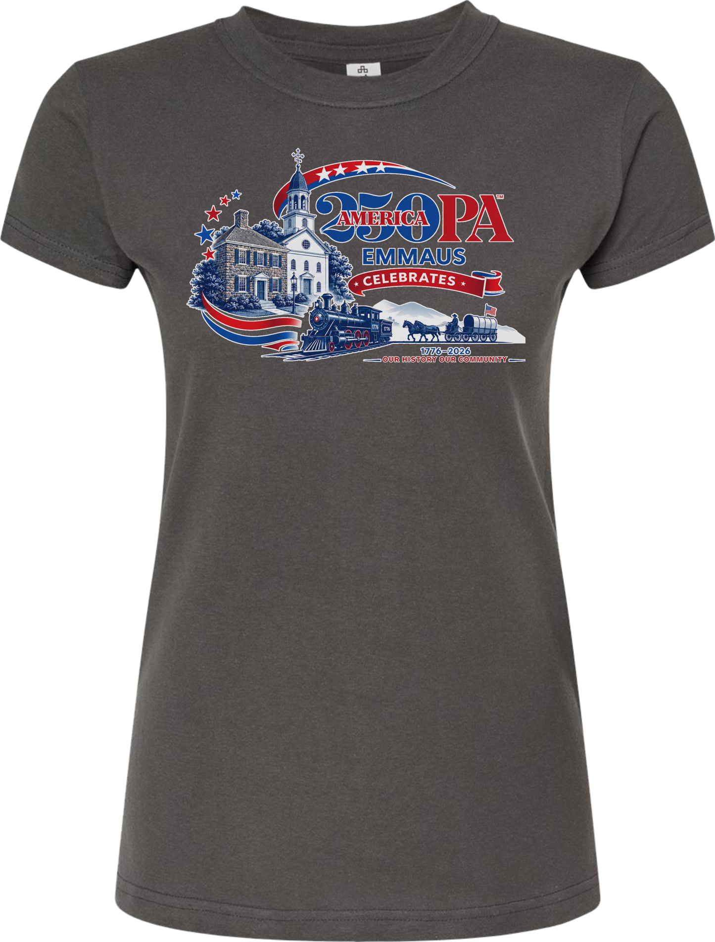 Emmaus 250th Celebration Emmaus Heritage  T-Shirt (Women)
