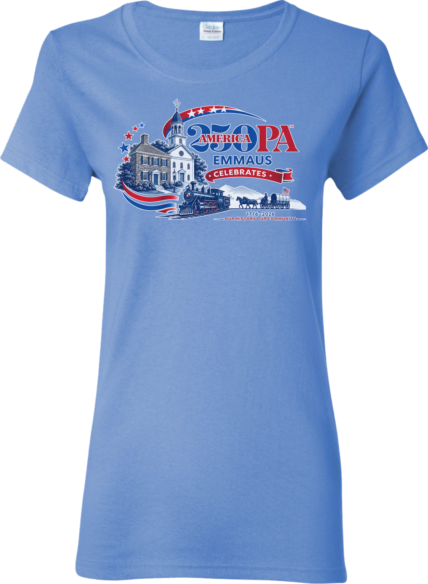 Emmaus 250th Celebration Emmaus Heritage  T-Shirt (Women)