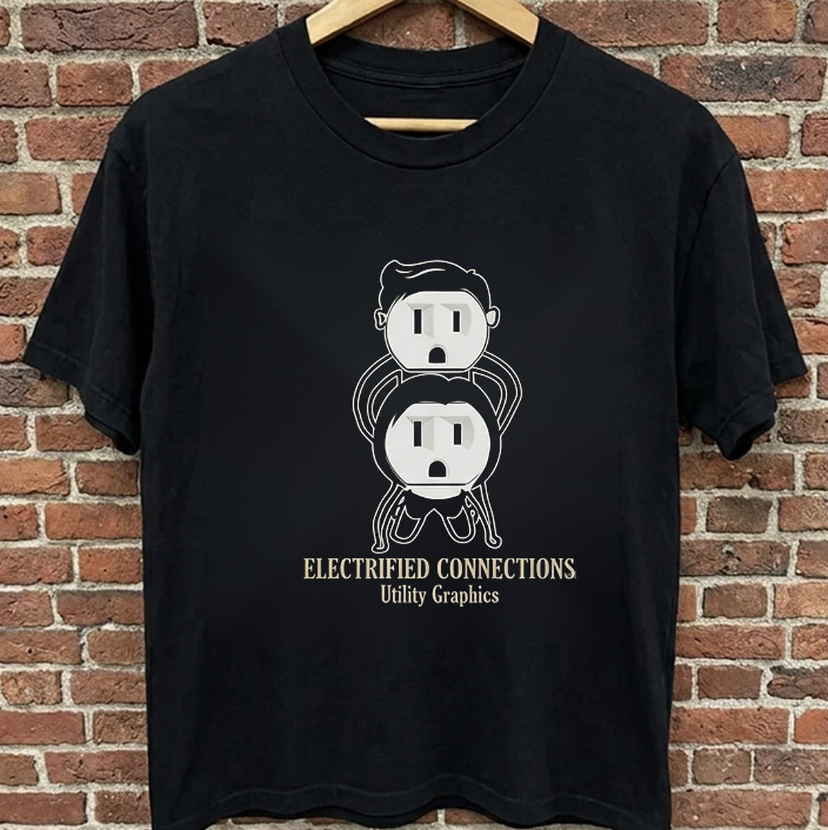 Electrified Connections black t-shirt