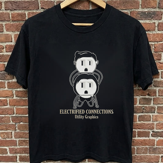 Electrified Connections black t-shirt