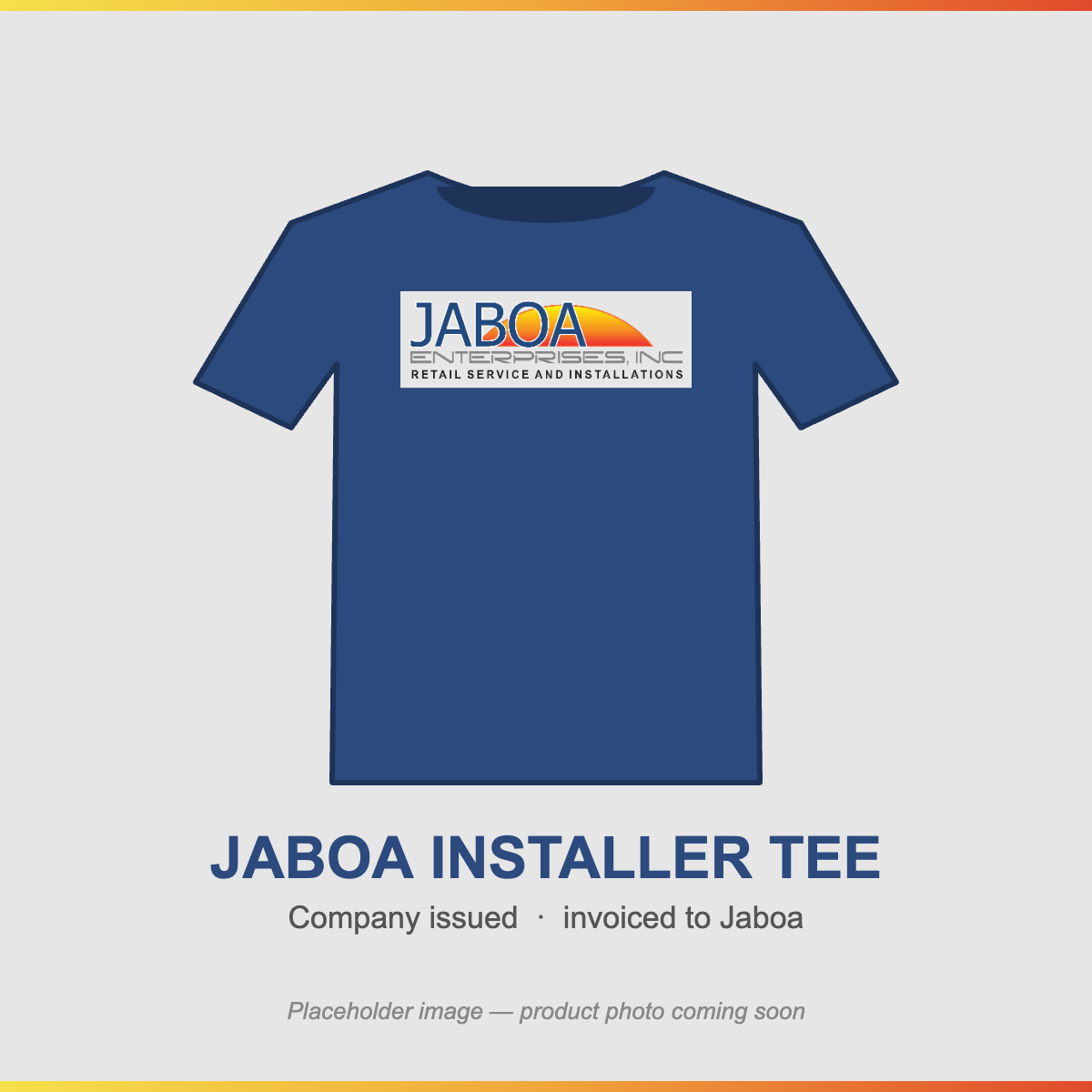 Jaboa Installer Tee placeholder