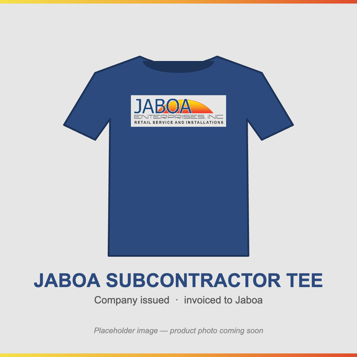 Jaboa Subcontractor Tee placeholder