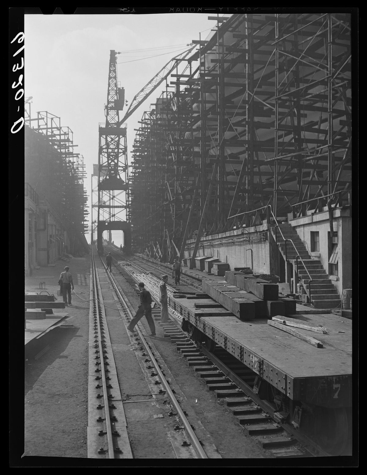 Shipyard construction yard photograph