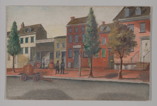 Coppersmith's street folk art painting