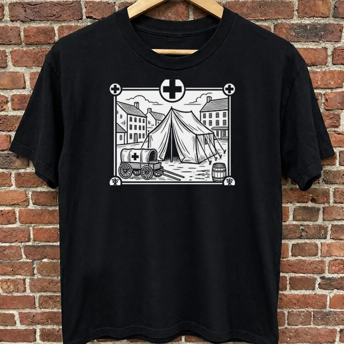 Bethlehem — Revolutionary Hospital black t-shirt